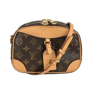 Louis Vuitton Deauville Mini Shoulder Bag Monogram Canvas Brown